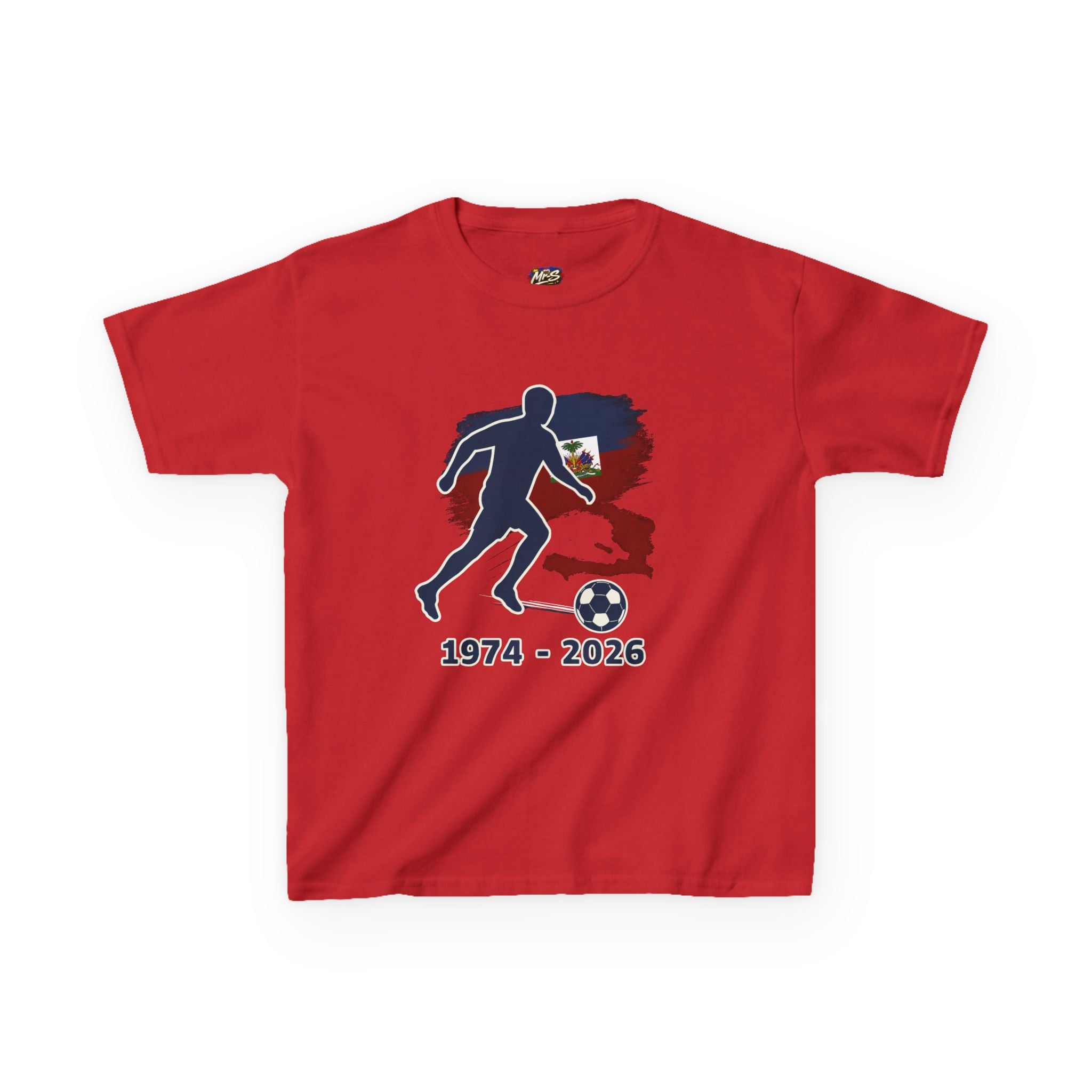 Kids Soccer Tee — 'Tour Pour Yo' Graphic with 1974–2026 Tribute