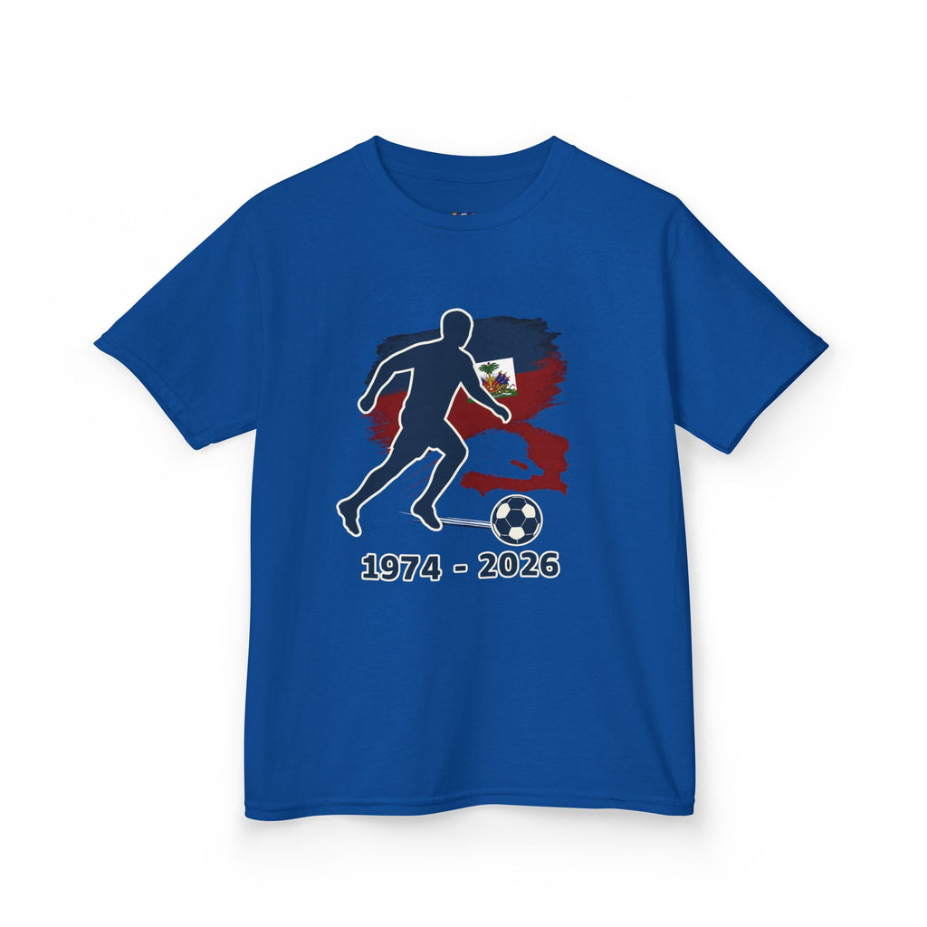 Kids Soccer Tee — 'Tour Pour Yo' Graphic with 1974–2026 Tribute