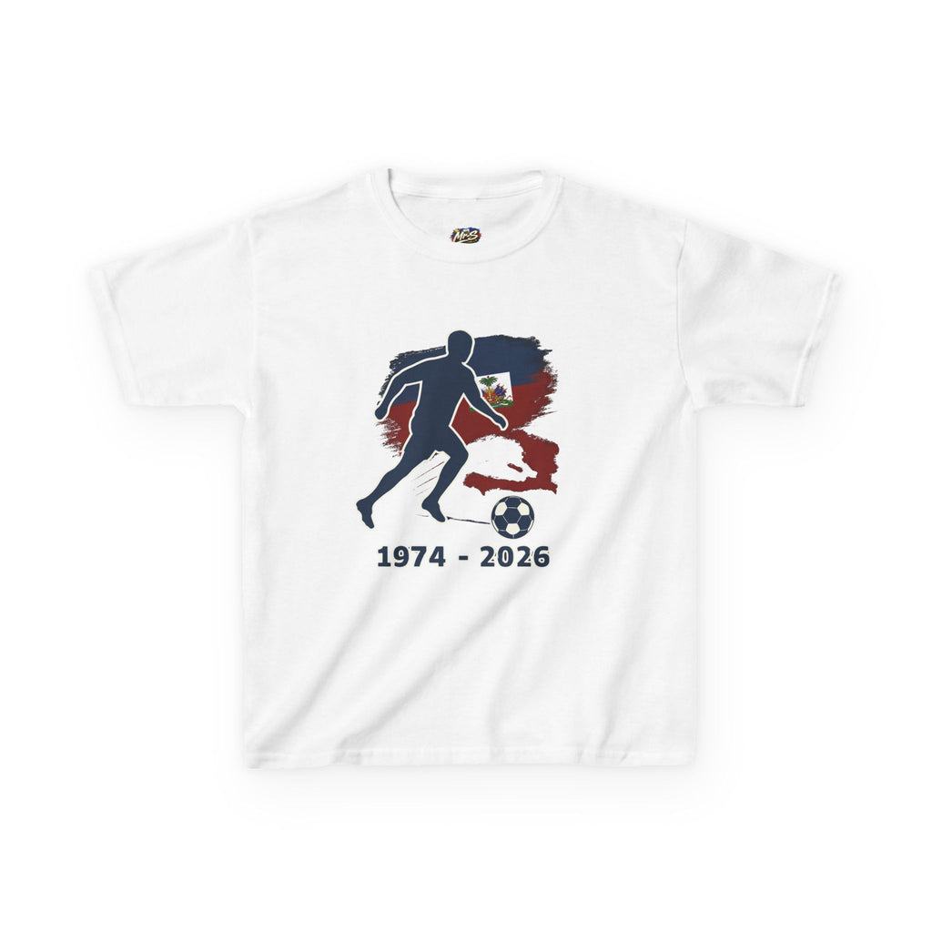 Kids Soccer Tee — 'Tour Pour Yo' Graphic with 1974–2026 Tribute