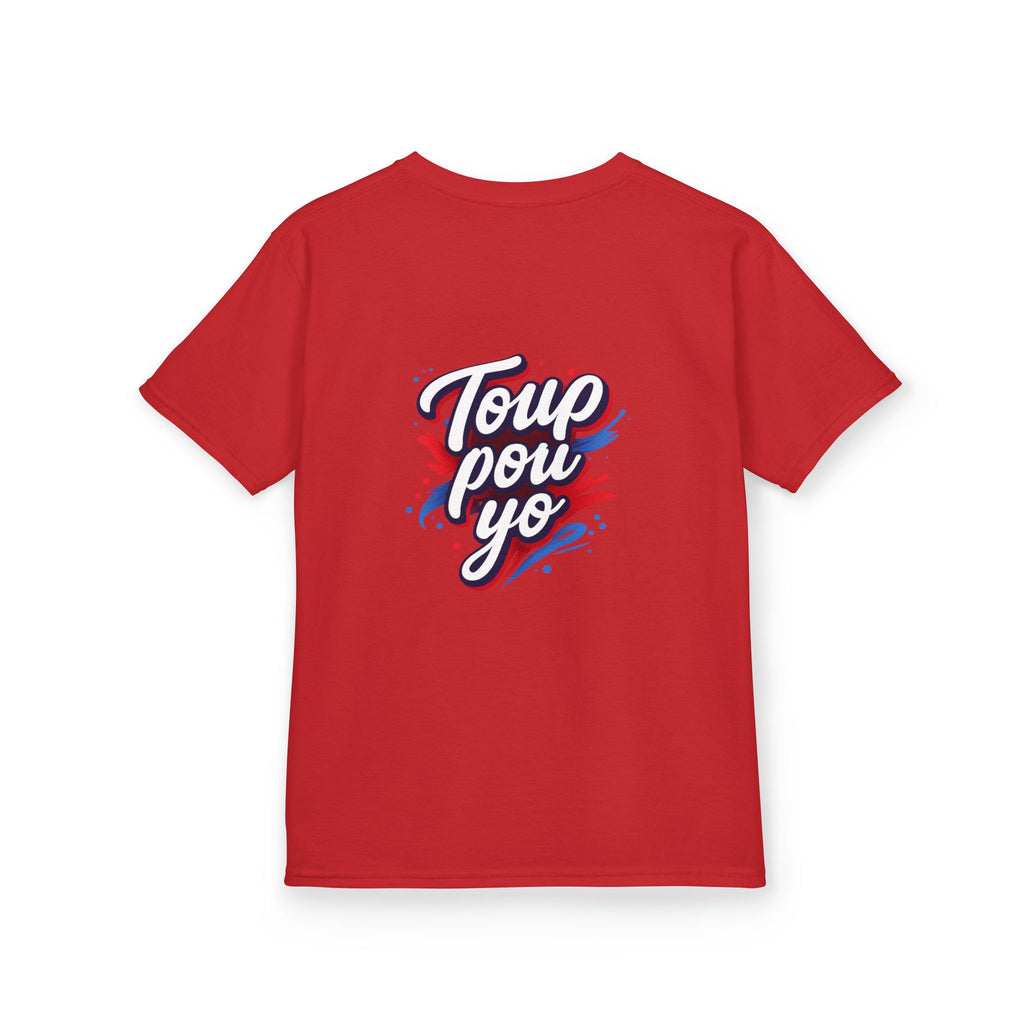 Kids Soccer Tee — 'Tour Pour Yo' Graphic with 1974–2026 Tribute