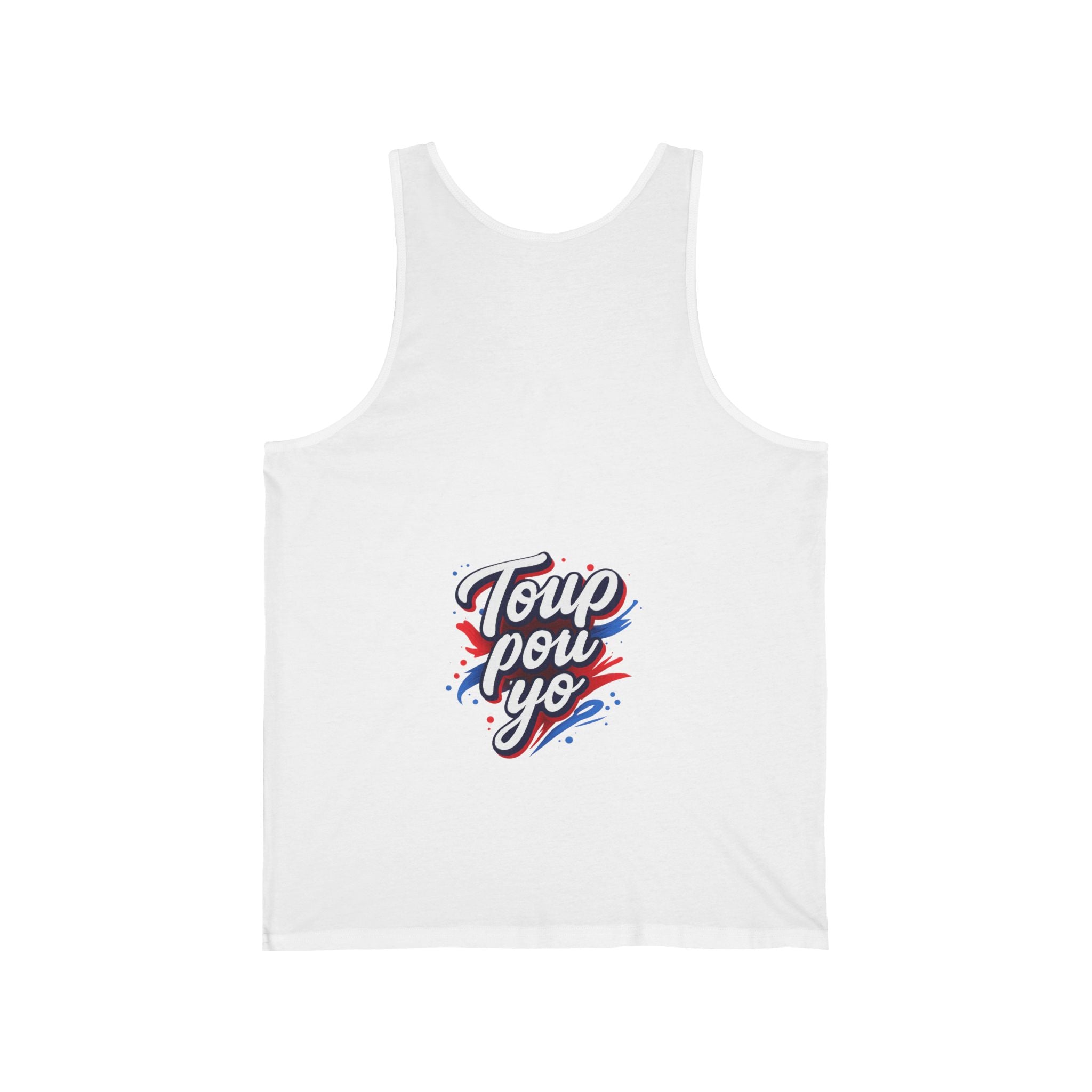 Unisex Tank Top — Bold Haitian Statement “Toup Pou Yo”