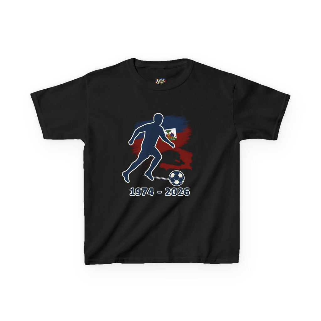 Kids Soccer Tee — 'Tour Pour Yo' Graphic with 1974–2026 Tribute
