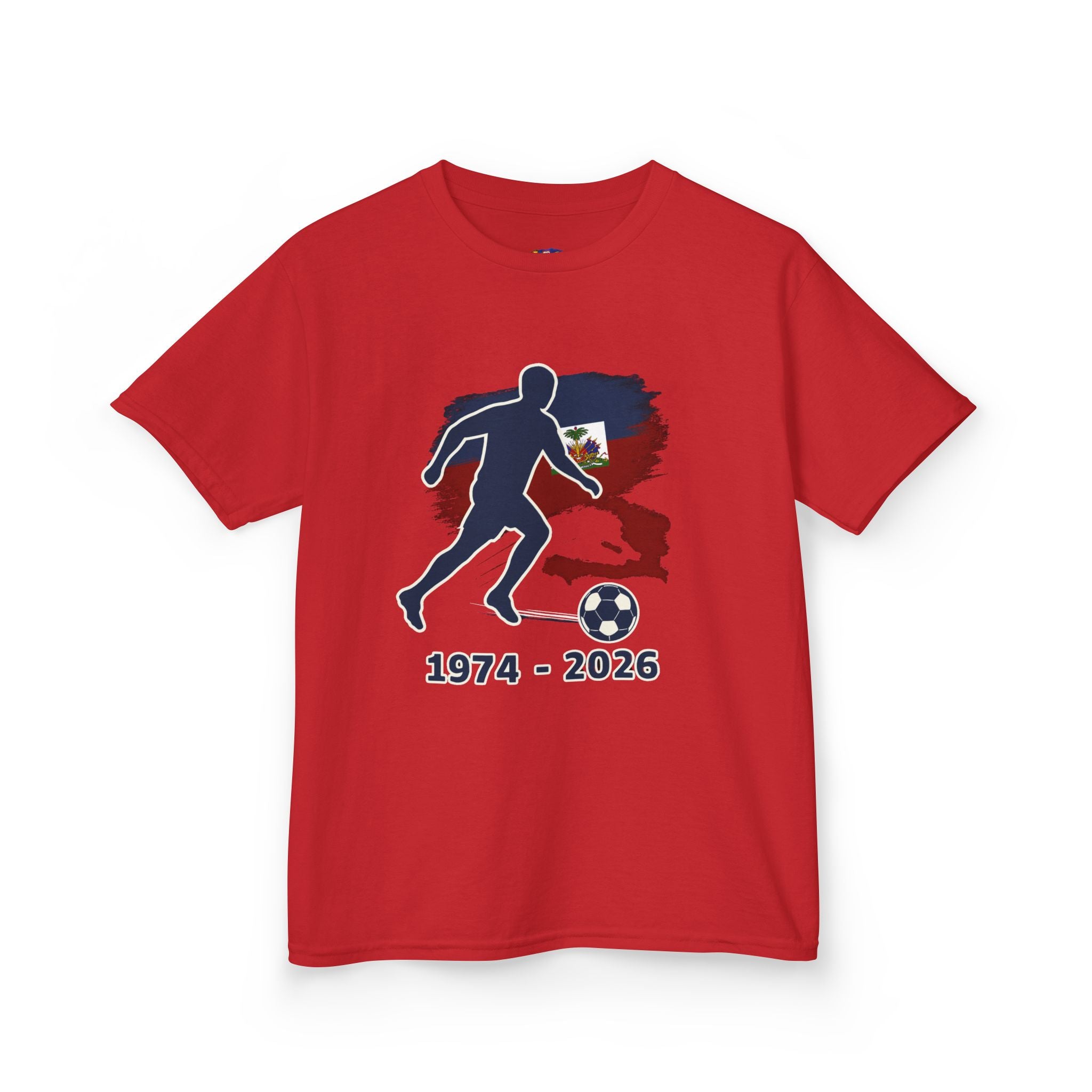 Kids Soccer Tee — 'Tour Pour Yo' Graphic with 1974–2026 Tribute
