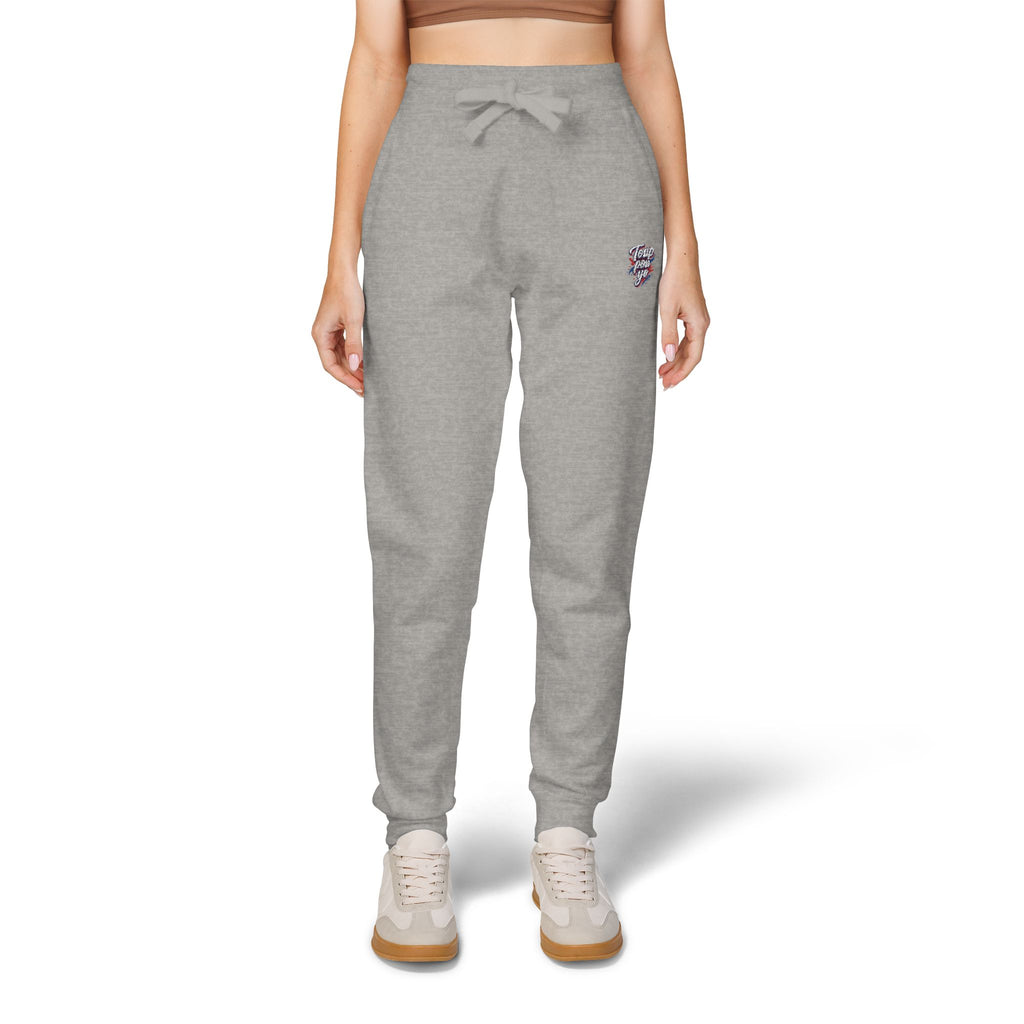Toup Pou Yo Embroidered Sweatpants – Cozy Fleece Joggers