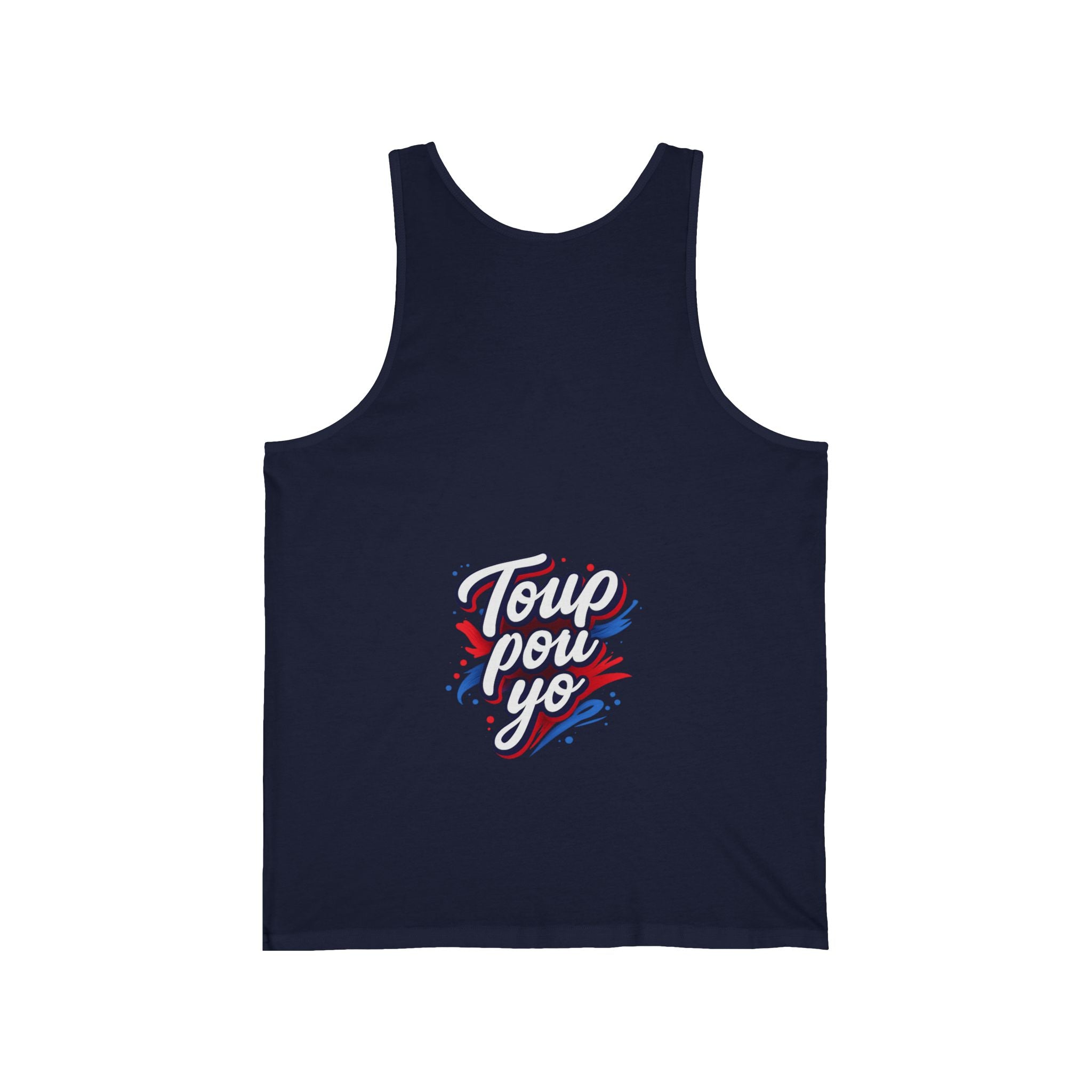 Unisex Tank Top — Bold Haitian Statement “Toup Pou Yo”